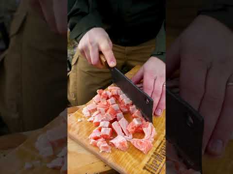 Lemon Salmon Pasta in the Forest