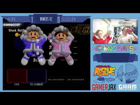 Jax Smash Weekly 1/5 -nope(Fox) Vs Sizzler(Ice Climbers) -  Melee Winners R2