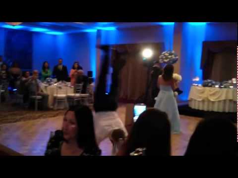 Groomsman Backflips at Wedding Reception And Knocks Out Bridesmaid