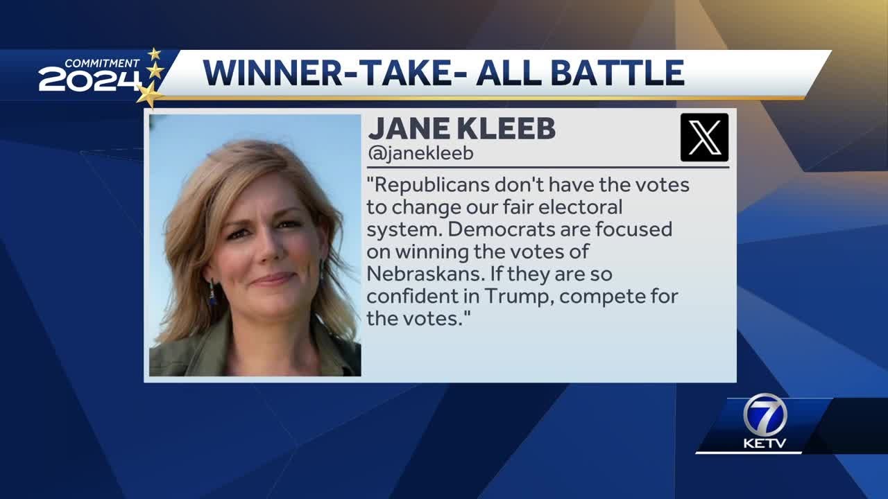 Nebraska Republicans, Democrats battle for "winner-take-all"