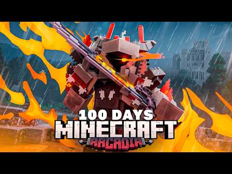 I Survived 100 Days as a Paladin in Fantasy Minecraft...