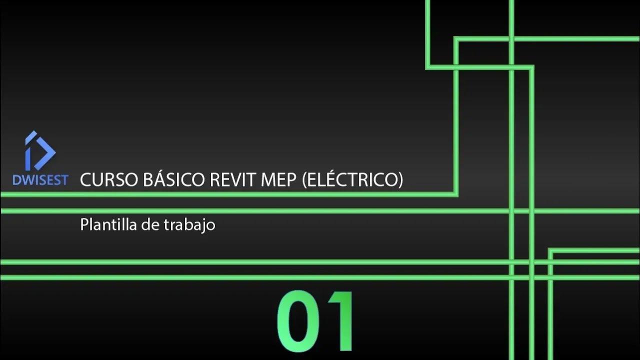Revit MEP 2019 (Eletricidad) Plantilla de trabajo - Tutorial básico 01