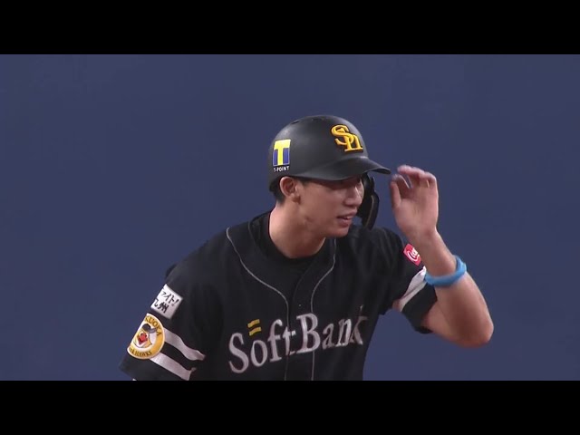 【9回表】ホークス・真砂 ダメ押しとなるタイムリーヒットを放つ!! 2020/10/15 B-H