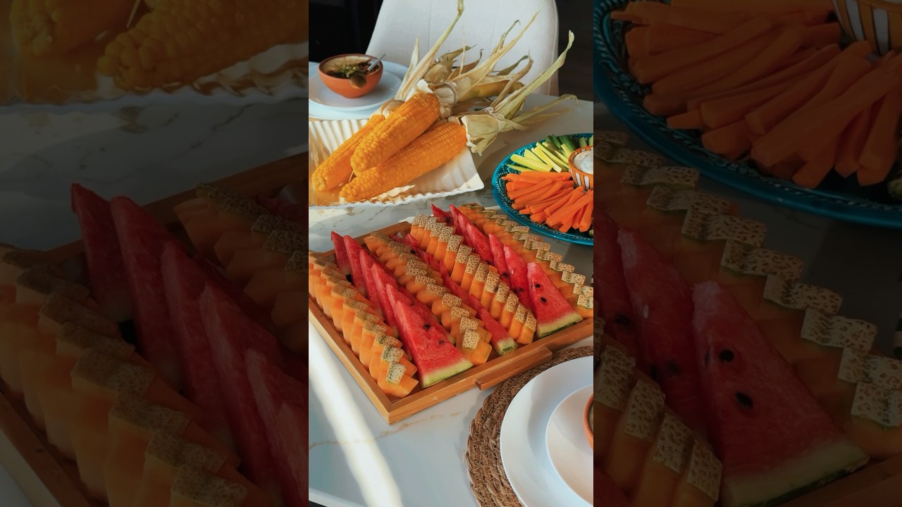 Family evening gathering … 🌆 سفرة عصرونية 😍 #abirzkitchen