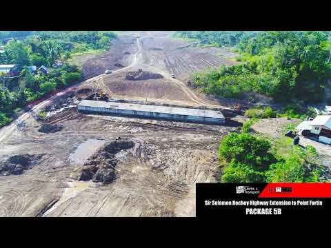 Package 5B of the Solomon Hochoy Highway Extension to Point Fortin