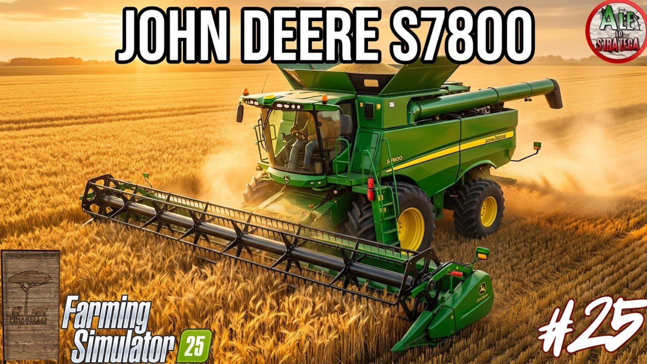 LA NUOVA TREBBIATRICE AL LAVORO || FARMING SIMULATOR 25 gameplay ITA || ETRURIA #25