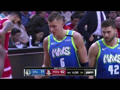 Kristaps Porzingis vs. Rockets: 35 pts (Season High), 12 reb, 2 stl HIGHLIGHTS 2019/2020 [31.01.20.]