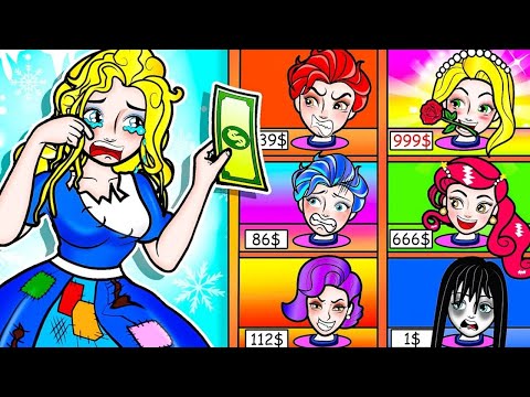 🎀 **Paper Dolls Rich vs Poor vs Broke! Elsa Becomes a Princess vs Evil Friend – Who Will Win? 💥**