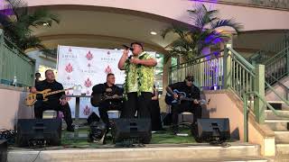 Grammy Winner Kalani Pe'a sings at the Shops of Wailea