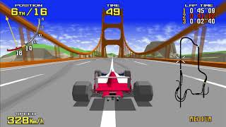 V.R. Virtua Racing (Sega Ages) - Medium Course: Bay Bridge (Nintendo Switch)