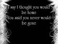 Gone-Chris Daughtry [lyrics] 