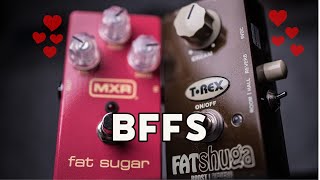 Video thumbnail for MXR Fat Sugar + T-Rex Fat Shuga  = Double Fat Toanz? by The Music Addict