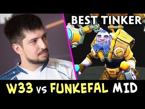 w33 picked THIS HERO to COUNTER BEST Tinker Funkefal on mid