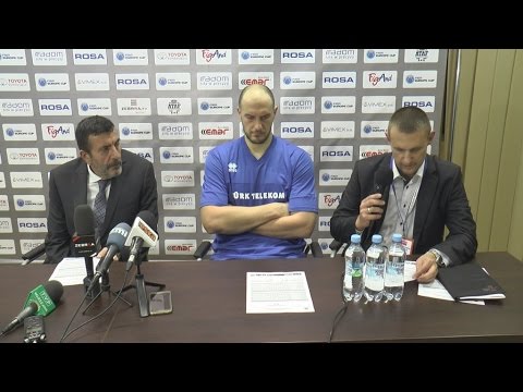 2015.11.04 Konferencja prasowa po meczu ROSA Radom - Türk Telekom Ankara