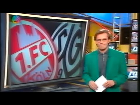 1.FC Köln SG Wattenscheid 09 3:0 27.3.1993 Saison 1992/93 Interview Uwe Fuchs + Toni Schumacher