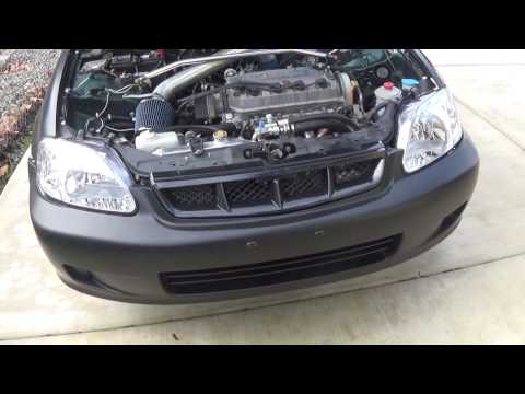1999 Honda Civic front bumper cover install