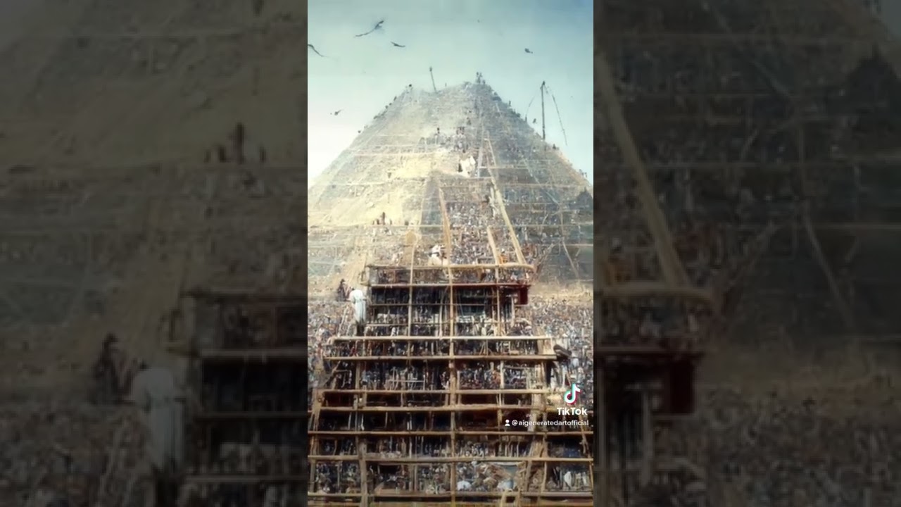 AI Shows How the Pyramids Were Built 😦