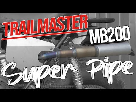 TrailMaster MB200 Super Pipe Exhaust System
