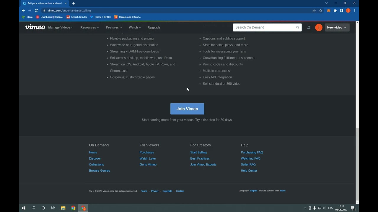 How To Sell Your Videos on Vimeo PC