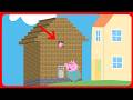 Peppa Pig And Daddy Pig Playing Minecraft In Real Life Cartoon Parody