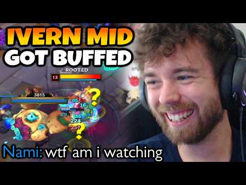 I brought Ivern Mid to High Elo... I dropped 20 KILLS. Ivern was even buffed!