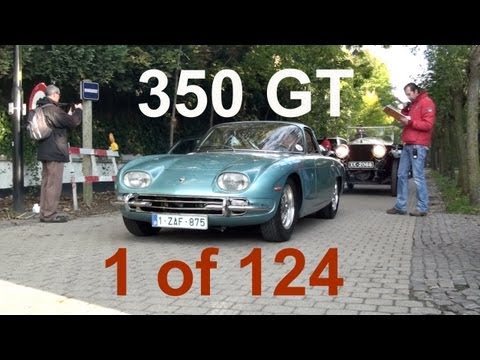 Thumbnail for VERY RARE! Lamborghini 350 GT! - sound, driving and SMOKE! by Lamborghini 350 GT