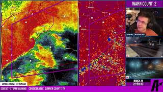 Meteorologist Andy Hill Tornado Emergency Compilation