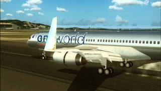 FS2004 - American Airlines 757 One World