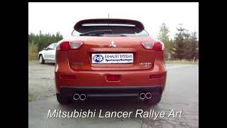 Video: Fox Edelstahl Duplex Sportauspuff-Komplettanlage ab Kat Mitsubishi Lancer 8 CYO Ralliart Video: Fox Edelstahl Duplex Sportauspuff-Komplettanlage ab Kat Mitsubishi Lancer 8 CYO Ralliart