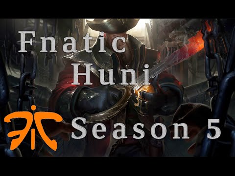 Fnatic Huni Gangplank TOP vs Jayce in Korea Patch 5.18