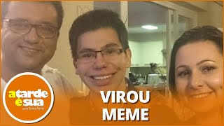 Filho de Geraldo Luís viraliza nas redes por se parecer com Silvio Santos