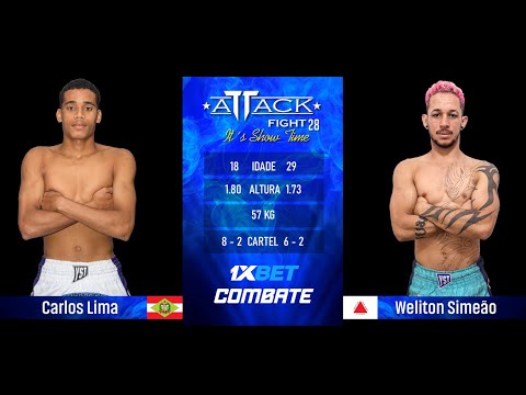Attack Fight 28 - Carlos Lima x Weliton Simeão 57kg