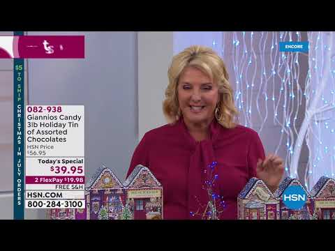 HSN | Christmas in July featuring Giannios Candy Company 07.09.2019 - 04 AM