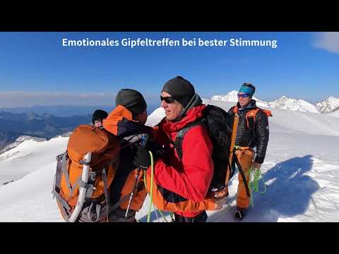 Infra Com Swiss - Übergabe der Geschäftsleitung auf dem Gipfel des Piz Palü