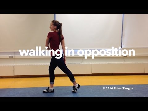 ARGENTINE TANGO: Walking in Opposition Exercise (with Miles Tangos)