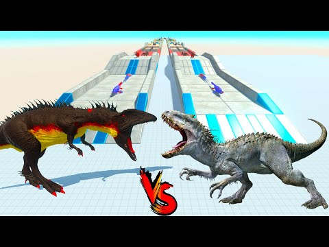 INDOMINUS REX DARK vs WHITE RACE BATTLE COMPETITION - ARBS