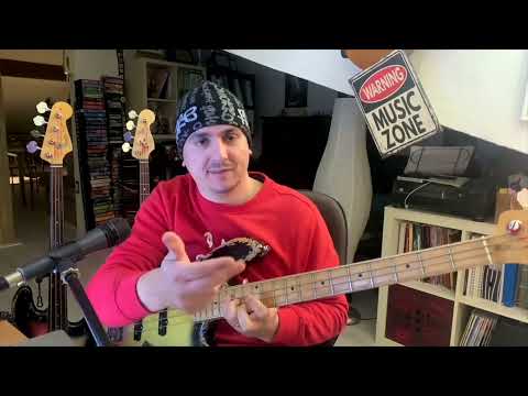 Arpeggi di settima su varie scale - Lezione basso 122