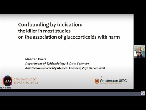 Confounding bias by indication Part 1 with Maarten Boers