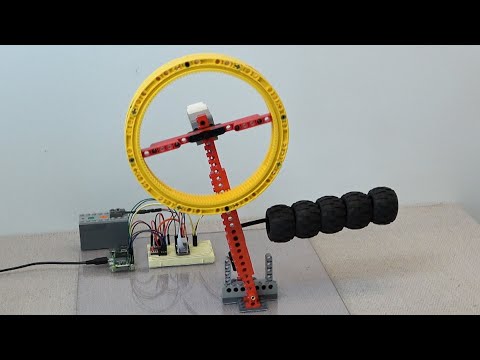 Lego, Raspberry and Python Project – Reaction Wheel Inverted Pendulum - Kids (6+), Kingdom Kids Zone - Brick Experiment Channel