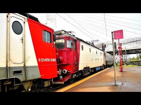IR 1890 Craiova-București Nord cu tracțiune dublă- EA 41-0735-1&EA 41-0219-6 sosește în Gara de Nord