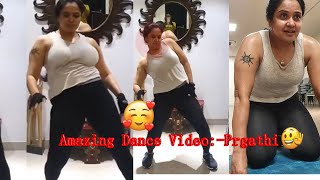 Artist Pragathi  Amazing Dance Video At Home Praga
