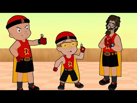 Mighty Raju vs Bada Raju aur Karati Raju | Cartoons for Kids in Hindi | Adventure Videos