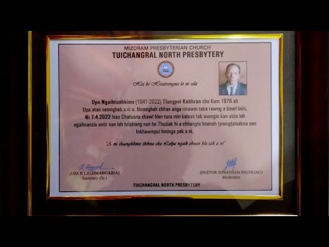 Lalnunnema kiangah - Tlangpui Kohhran Zaipawl