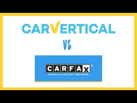 Carvertical vs Carfax - check car history Video