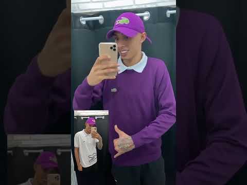 POLLO LACOSTE ROXA GOLA BRANCA / BONE BIG CROC ROXO