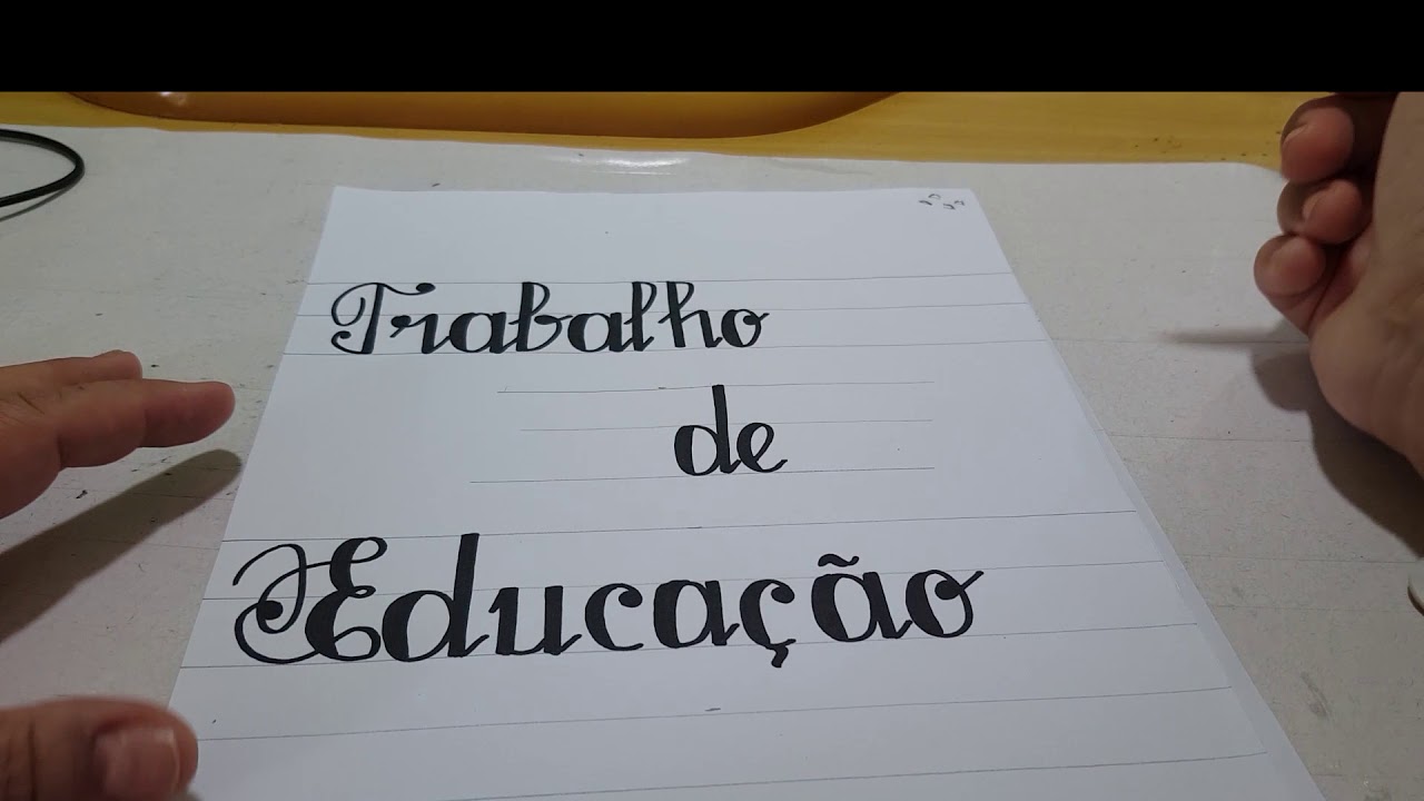Cover of the PHYSICAL EDUCATION work with artistic calligraphy.