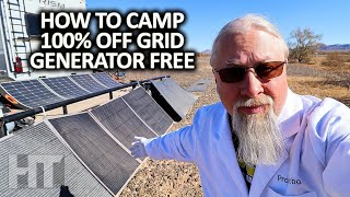 How To Run EVERYTHING Dry Camping Off The Grid! What I Use Boondocking
