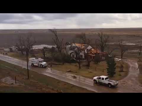 Ariel Video Of Texas Tornado Damage