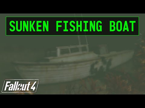 Sunken Fishing Boat Off Spectacle Island | Fallout 4 Unmarked | Ep. 443