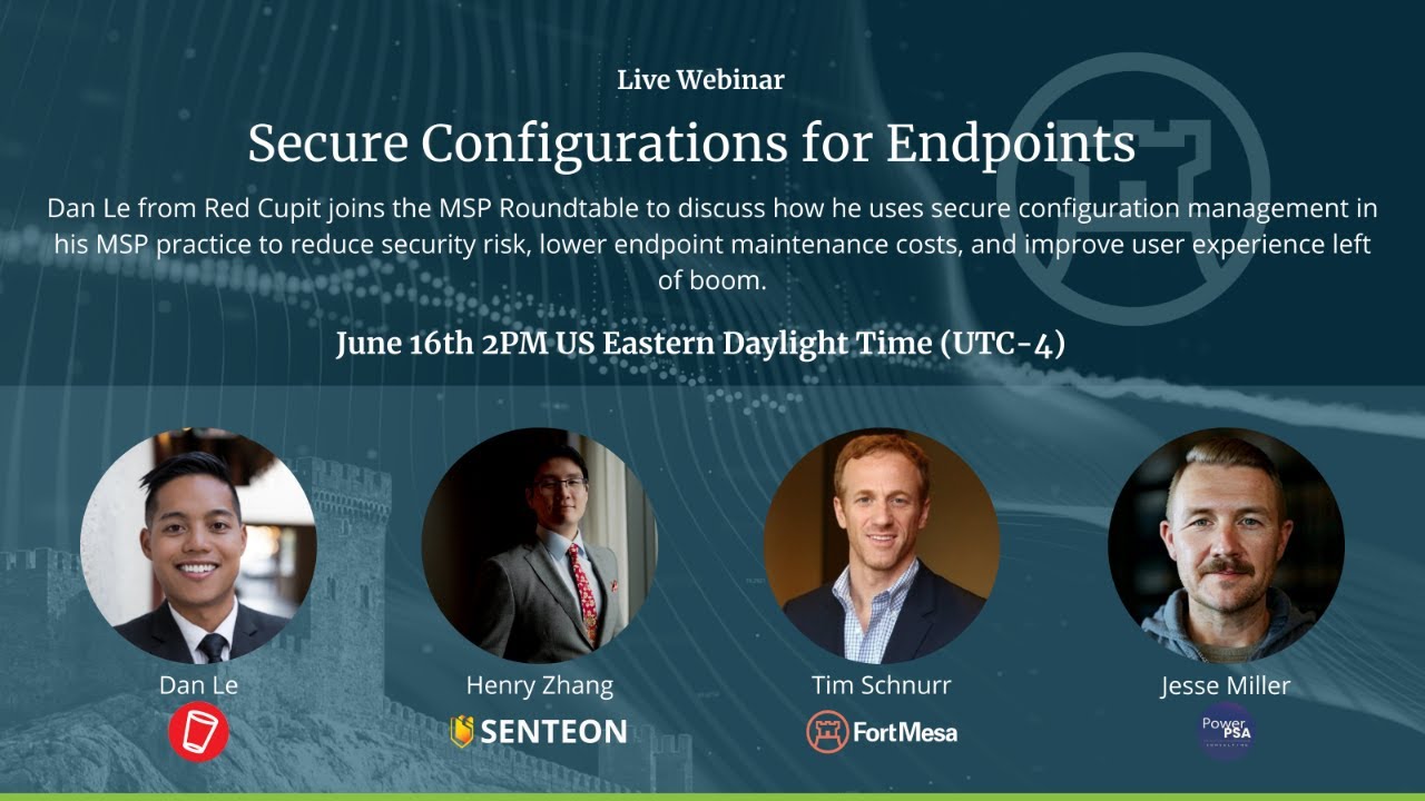 Secure Configurations for Endpoints